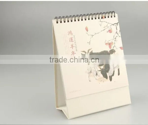 2016 Metal Spiral Hot Selling Cheap School Wall Calendar
