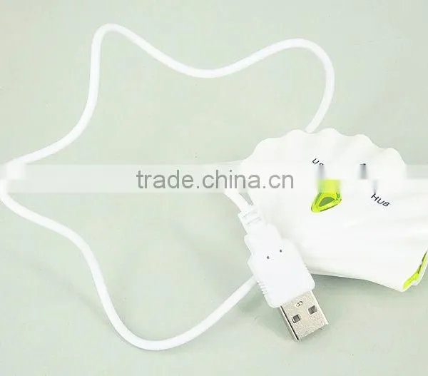 Shell-designed 4-port Usb 2.0 Hub Funny Usb Hub photo-3