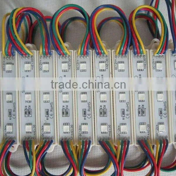 High quality DC 12V 5050 RGB LED Module Lighting for advertisement
