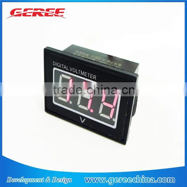 0.4" Waterproof Digital Voltmeter 2.7-30V RED LED Car Motor Motorcycle Voltage Panel Meter Shockproof photo-2