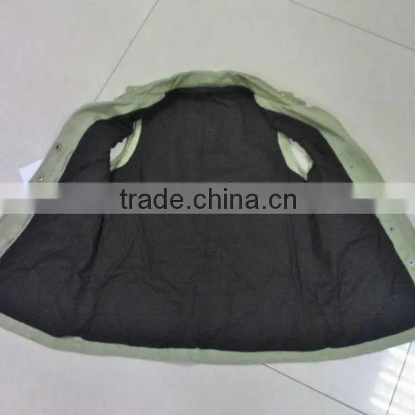 100% Cotton Twill Enzyme Wash Ladies' Casual Sleeveless Vest / Waistcoat With Cotton Lining and Shiny Rivets photo-6