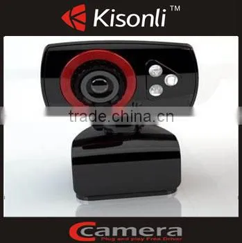 2016 3 LED lights night vision webcam pc camera computer webcam with good quality cover