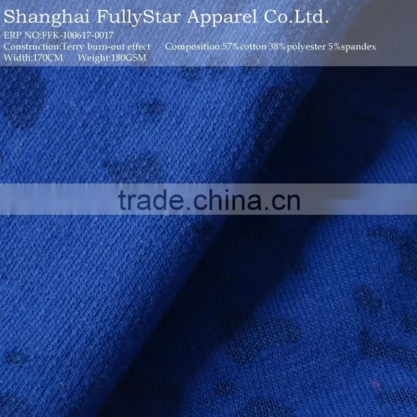 Knitted Cotton Polyester Blended Stretched Fabric