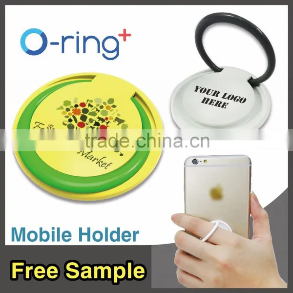 O-ring+ Cheap Reusable Sticky Plastic Finger Ring Holder For Cell Phone photo-4