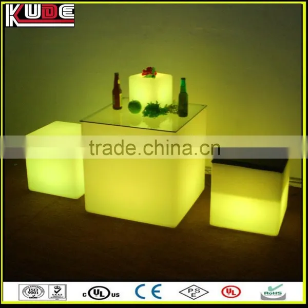 Magic 3D LED Cube RGB Colors Lighting Changing LED Bar Cube Stool For Sitting photo-5