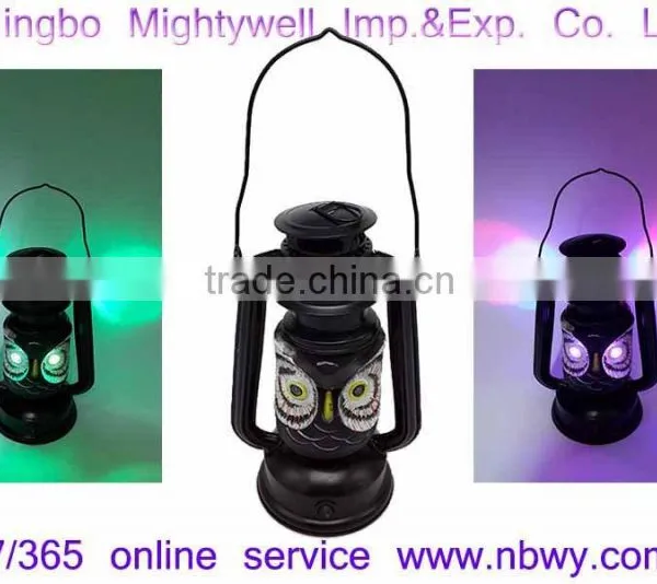 Halloween Lantern Creative Colourful LED Novelty Owl Camping Light photo-4
