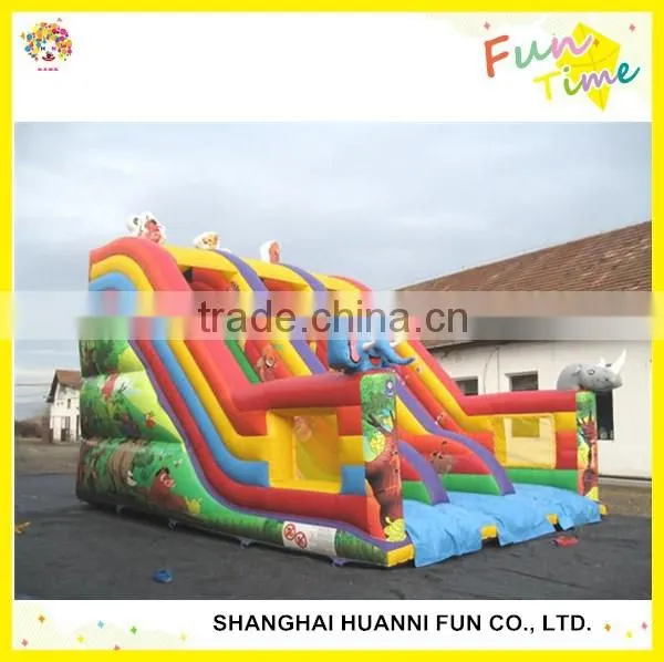 New China Guangzhou Inflatable Water Slide With Pool Price photo-4