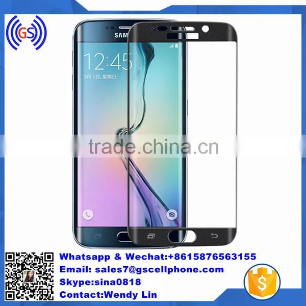 For Galaxy S6 Edge Tempered Glass Screen Protector Curved Full Cover photo-2