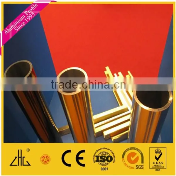 ZHL Zhonglian Powder Coated Natural Anodized Aluminum Rectangular Tube,ribbed Aluminium Tube photo-2
