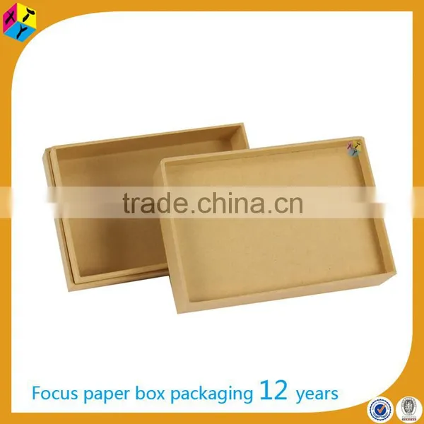 Recycled Brown Kraft Paper Storage Cardboard Boxes photo-6