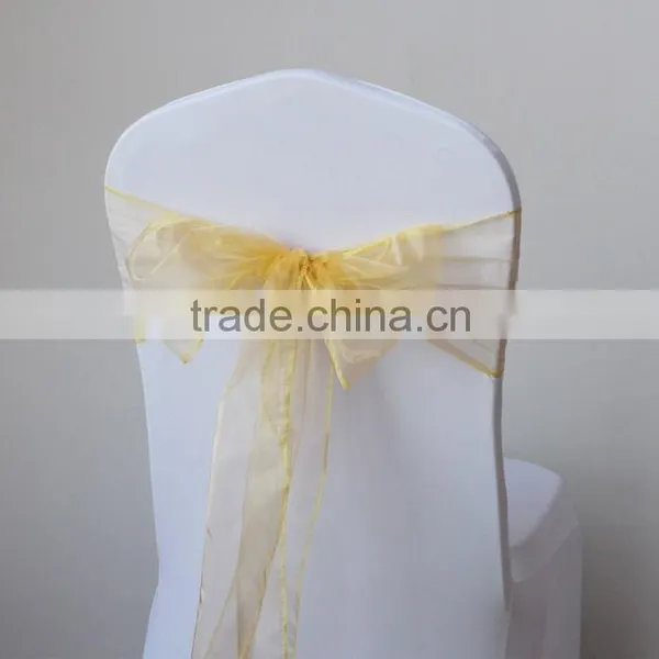 Fancy Wedding Spandex Chair Sashes photo-3