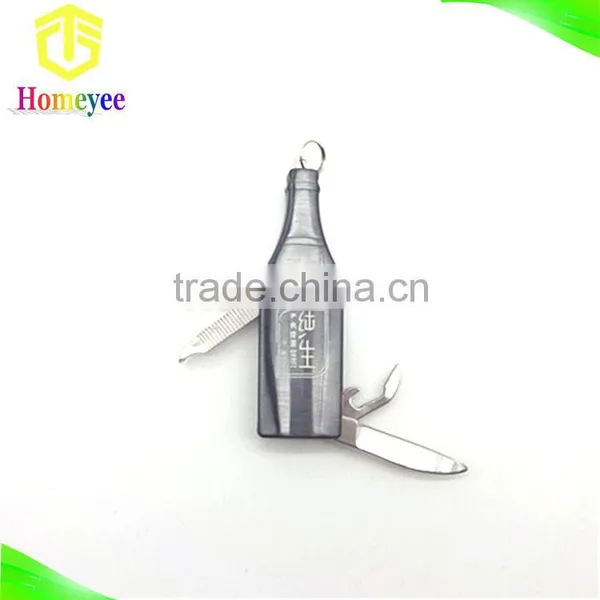 Bottle Shapee Keychain Knife For Promotion Gift photo-2