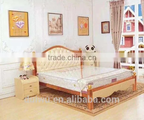 Italian Bedroom Furniture Latest Designs Hotel Metal Bed Frame photo-6