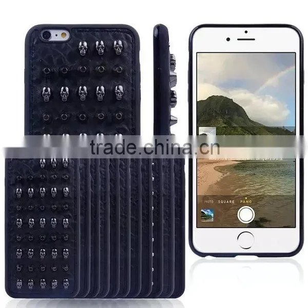 Punk Rivet Skull Tpu Case for Iphone Skull Cover photo-2