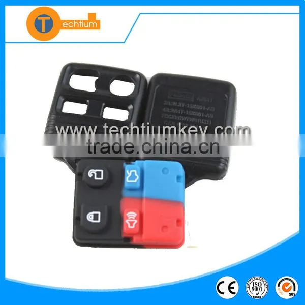 Hot Selling 4 Button Remote Key Blank Without Logo With Uncut Blade ABS Plasic for Ford Mustang Explorer Galaxy photo-2