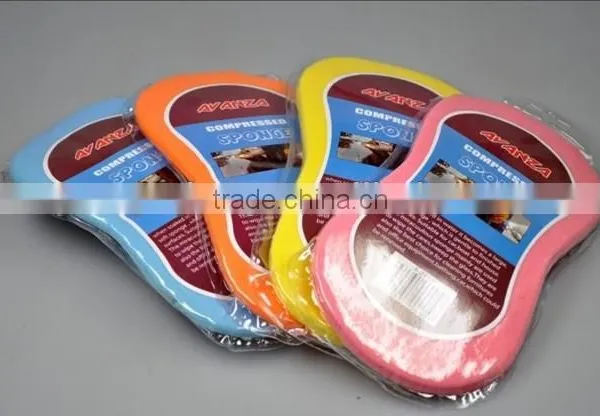 auto cleaning pva compressed sponge