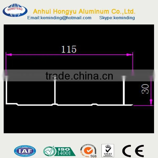 Cheaper Extruded Aluminium Decorative Panel Profiles