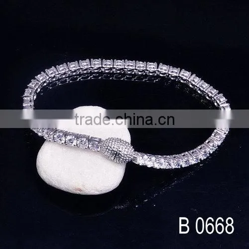 Hot Selling Tennis Bracelet Gold Plated Custom Bracelet photo-6