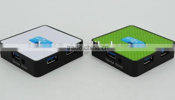 Promotional Square-shape Usb Por Hub, 4 Port 3.0 Usb Hub for Computer Accessories photo-2