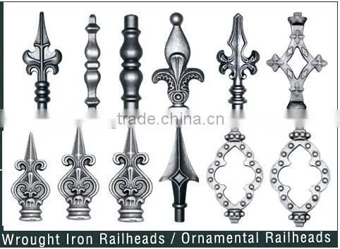 Iron Gate Spear Point Wrought Iron Ornaments photo-3