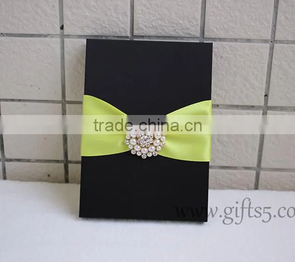 Elegant Black Packaging Boxes for Wedding Invitations photo-6