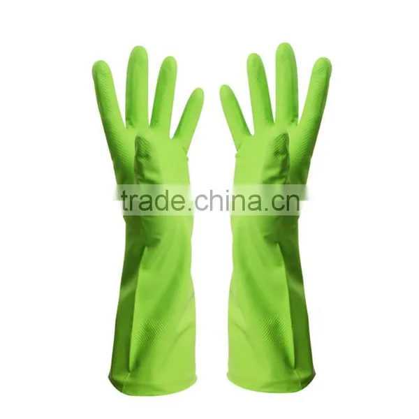 Summer Cut Resistant Poly Force Single Leather Laundry Washing Necessities Department Store Cleaning Rubber Household Gloves photo-2