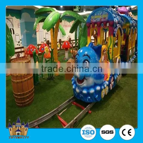 2016 New Product Used Amusement Park Rides Elephant Track Train For Kids / Adults photo-5