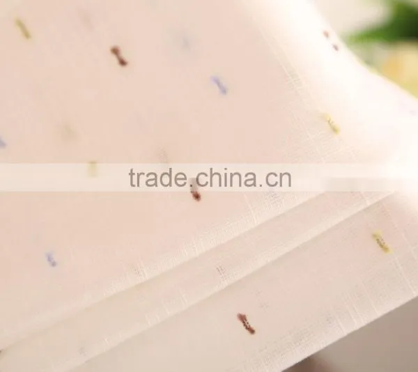 Sheer Polyester Voile Eyelet Curtain Drapes photo-5