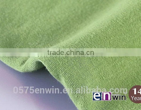 100% Cotton Green Knited Interlock Fabric for Women' Shirt photo-3