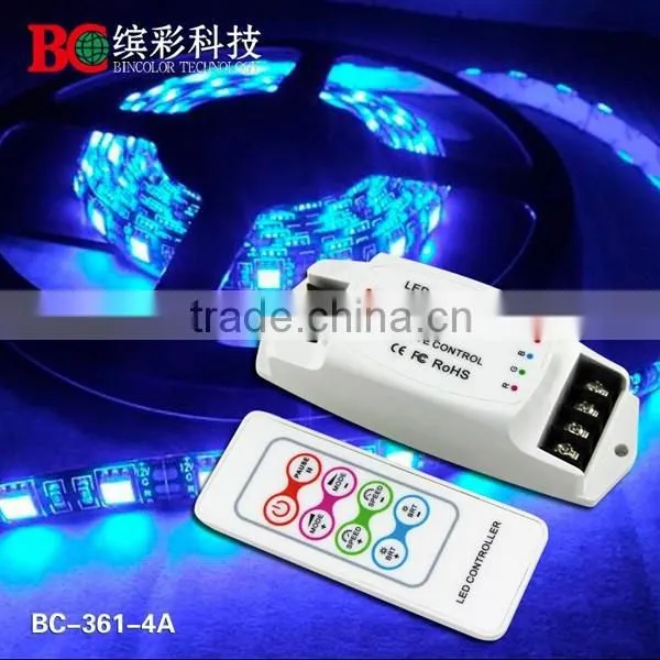 350mA/CH*3 Channels RF Remote Mini Led Rgb Controller photo-2