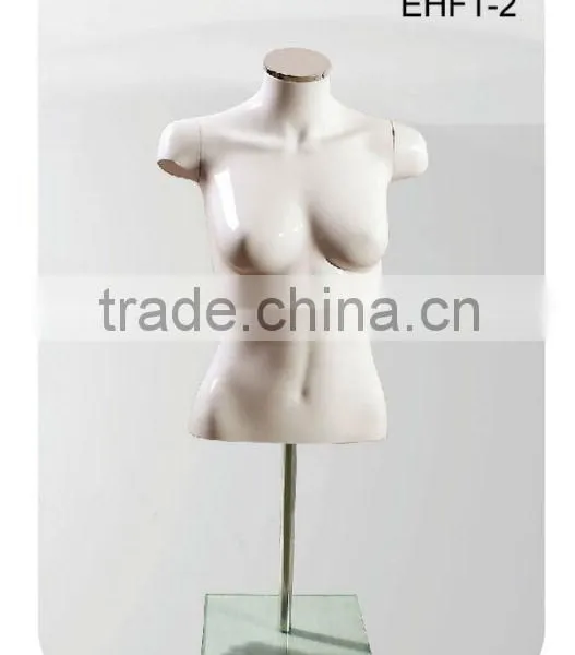 Plastic Chrome Female Torso Mannequin Sale photo-4