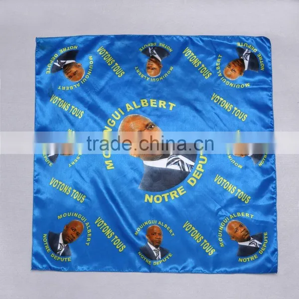 Leader Custom Wholesale Square High Quality Silk Scarf photo-6