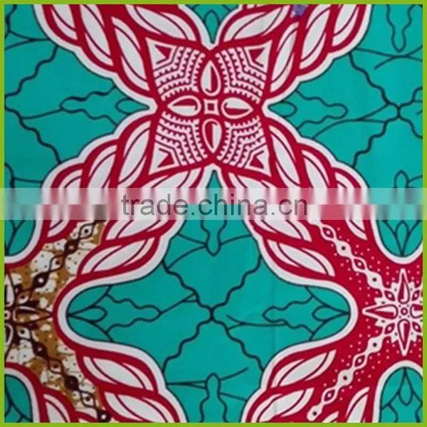 Chinese 40x40/96x96/47'' 100% Cotton African Wax Printed Fabric photo-2