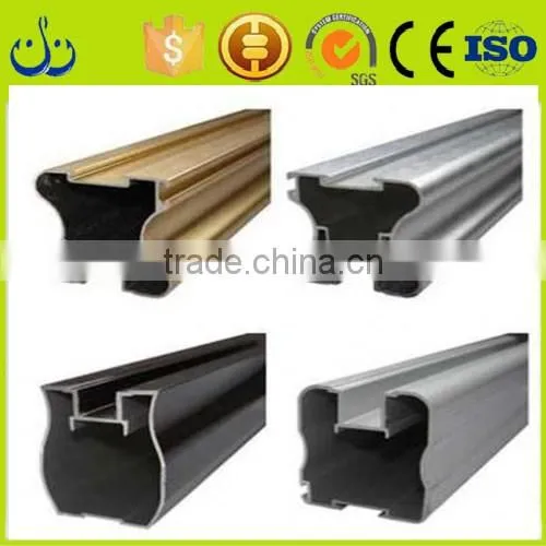 Aluminium sections / profile for folding sliding door system and aluminum window system