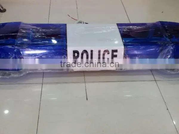 Led Blue Police Emergency Flashing Lightbar photo-2