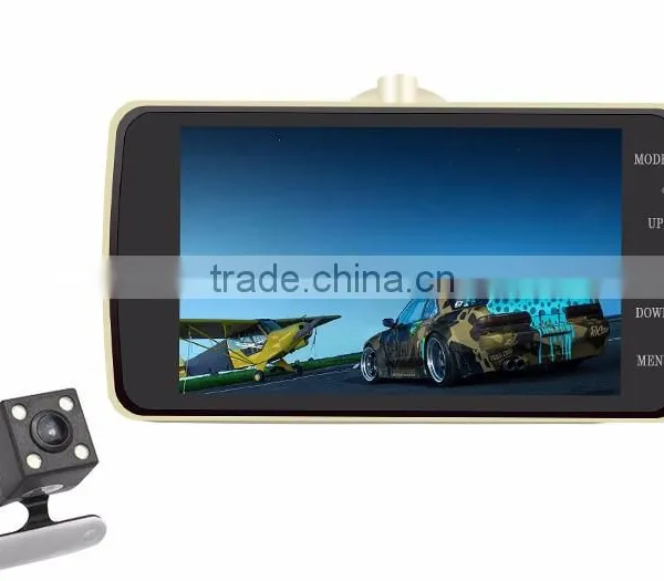 Hot 4.0 Inch Big Screen Car Black Box Dual Camera Dvr Driving Recorder photo-2