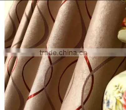 100% Poly Sun-shading Jacquard Blackout Fabric Flame Retardant Blackout Fabric for Living Room photo-5