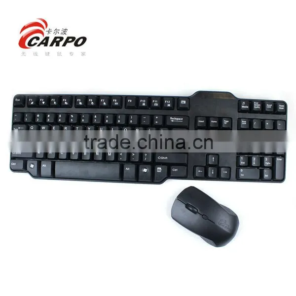 Computer accessory unique design usb computer wireless keyboard mouse combo