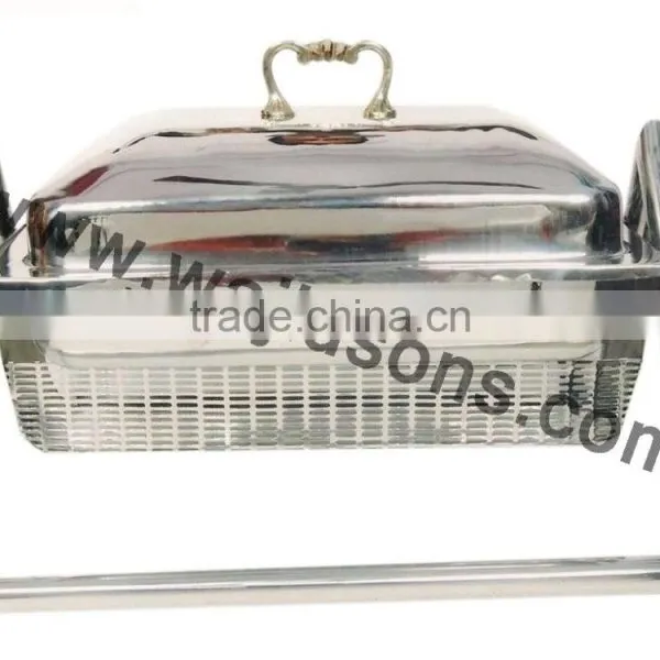 Brass Made Chafing Dish Manufactured by Royal De Wajidsons | Top Quality Chafing Dish | Handmade Chafing Dish photo-4