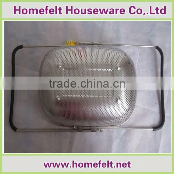 2014 hot selling silicone colander/mesh colander/strainer colander