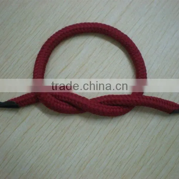 8-strand Twisted Coloured Cotton Braided Rope Handle for Bags