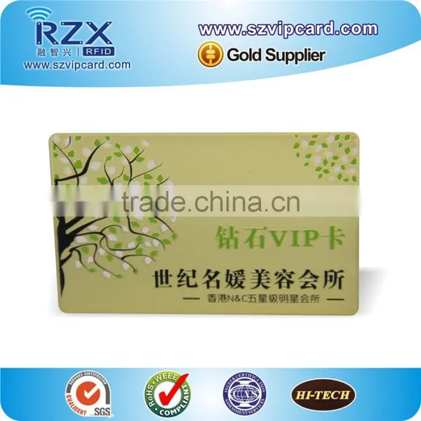 Engraved Printing Stainless Steel Metal Card With Top Quality