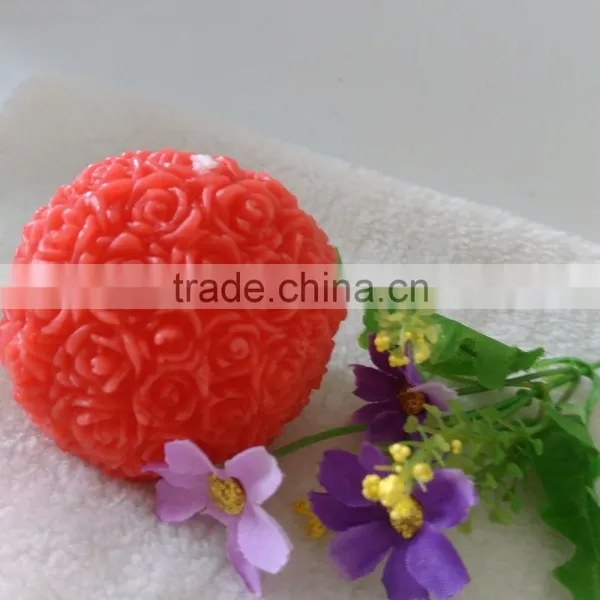 Small Rose Flower Ball DIY Crafts Mold Handmade Decorative Silicone Soap And Candle Molds photo-4