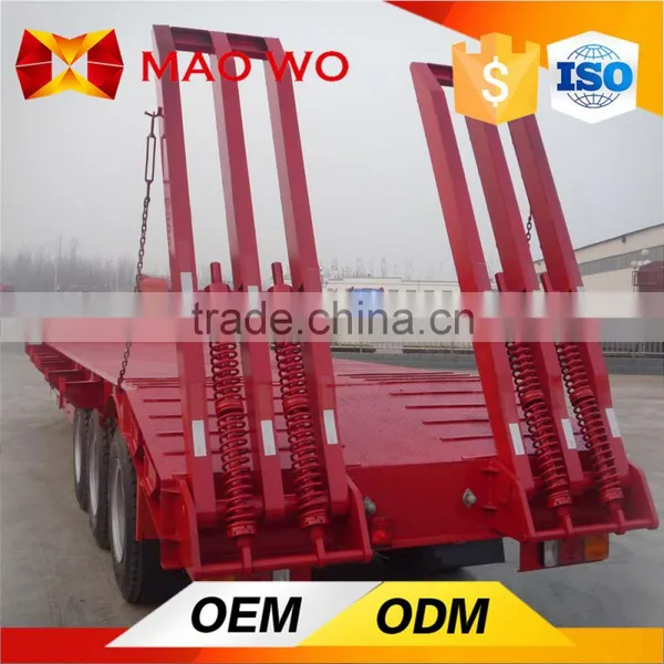 Double Use 3 Axle Low Loader Low Bed Trailer for Sale photo-5