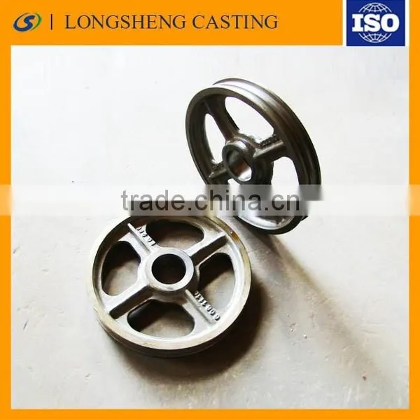 Iron Cast Pulley Wheel and Elevator Belt Pulley,conveyor Belt Pulleys,belt Wheel Pulley photo-4