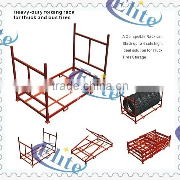 truck tire storage rack / stacking rack/ collapsible storage rack