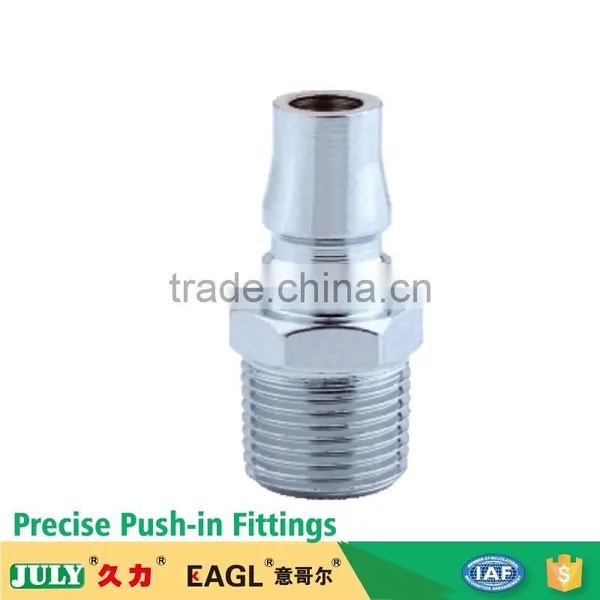 Professional Factory Supply Nickel Plated Brass Forged Fitting Straight of Pipe and Fitting photo-2