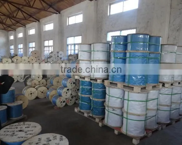 Factory CE Hard Strength 6x12+IWRC Galvanized Carbon Steel Wire Rope photo-3