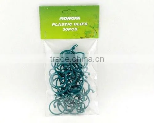 Green Eight Shape Plastic Clips photo-5