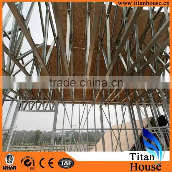 2015 New Cheap Modern Light Steel Structure Prefabricated House and Villa photo-2